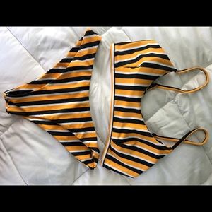 Striped bikini!
